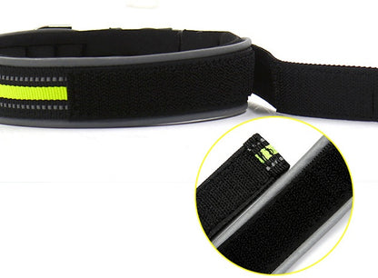 Thick Neoprene Luminous Pet Collar – Comfortable & Adjustable
