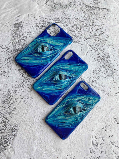 Creative Simple Gradient Stereo Phone Case