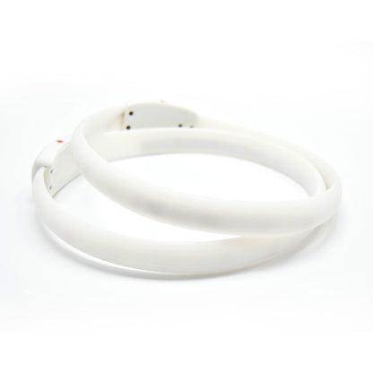 USB Rechargeable Flash Collar – Anti-Lost Silicone Necklace for Dogs