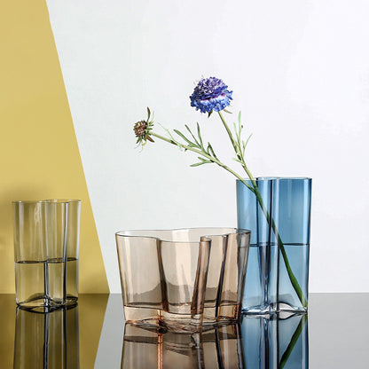 Transparent Floral Ware For Home Soft Decoration