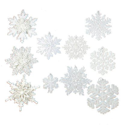 Snowflake String Window Decor