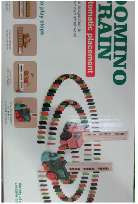 Domino Train Toy – Automatic Block-Laying Puzzle Car