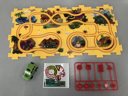 DIY Electric Railroad Speeder – Kids' Puzzle & Construction Toy