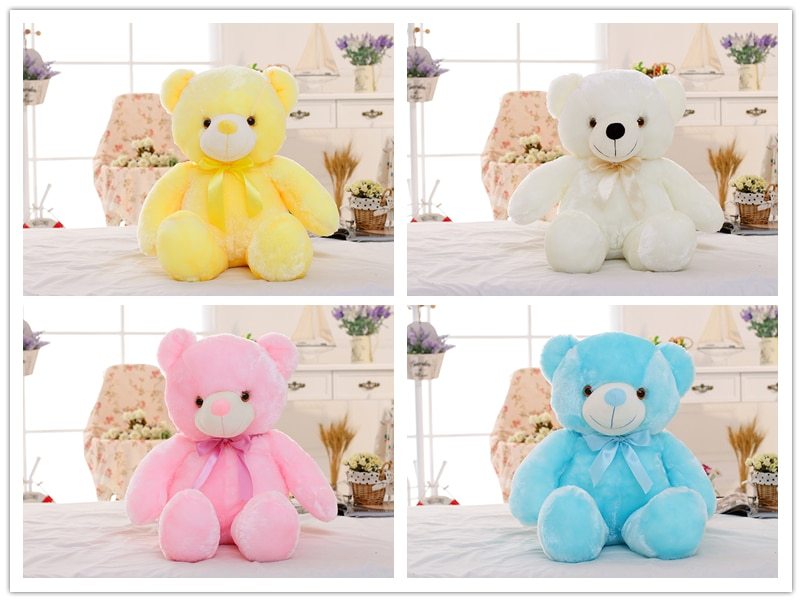 LED Light-Up Teddy Bear – Plush Glowing Stuffed Toy for Kids & Gifts