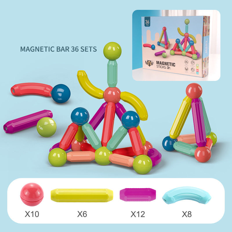 Magnetic Building Blocks – Kids' Educational Magnet Toy Set