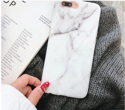 Luxury Marble Silicone Case – Fits iPhone 6 to XS Max