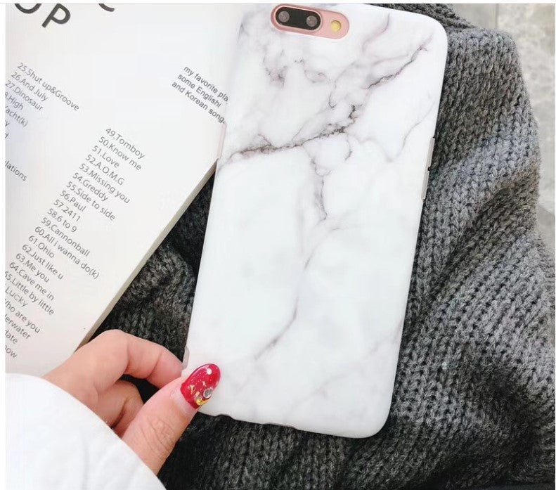 Luxury Marble Silicone Case – Fits iPhone 6 to XS Max