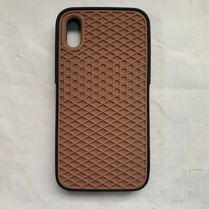 Waffle sole silicone phone case