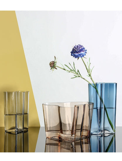 Transparent Floral Ware For Home Soft Decoration