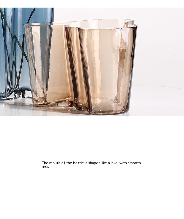 Transparent Floral Ware For Home Soft Decoration