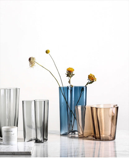 Transparent Floral Ware For Home Soft Decoration