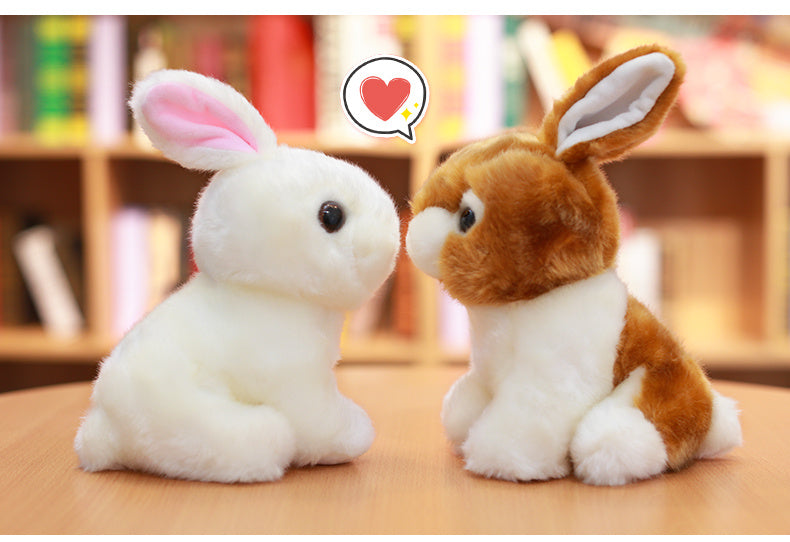 Simulation rabbit plush toy