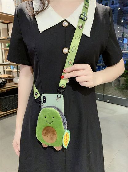 Autumn and winter avocado phone case
