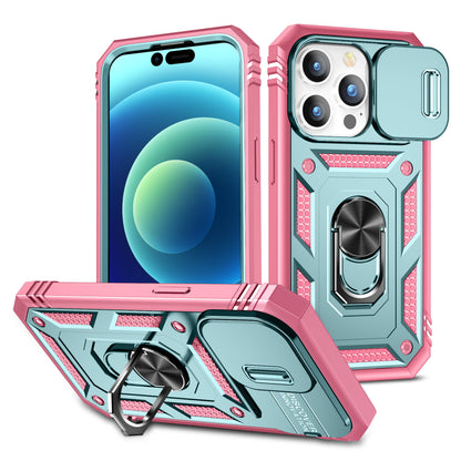 Fashion Simple Push Window Three In One Phone Case