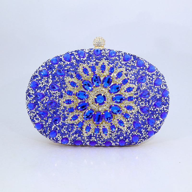 Sunflower Diamond Evening Bag – Women's Formal Handbag