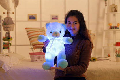 LED Light-Up Teddy Bear – Plush Glowing Stuffed Toy for Kids & Gifts