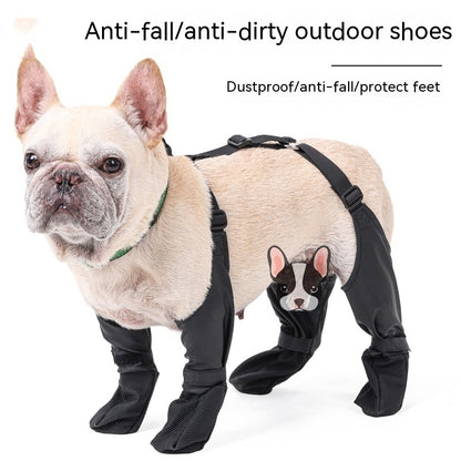 Waterproof Adjustable Dog Boots – Breathable, Soft Paws Protector