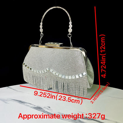 New Tassel KTV Princess Dinner Dress Hand Bag