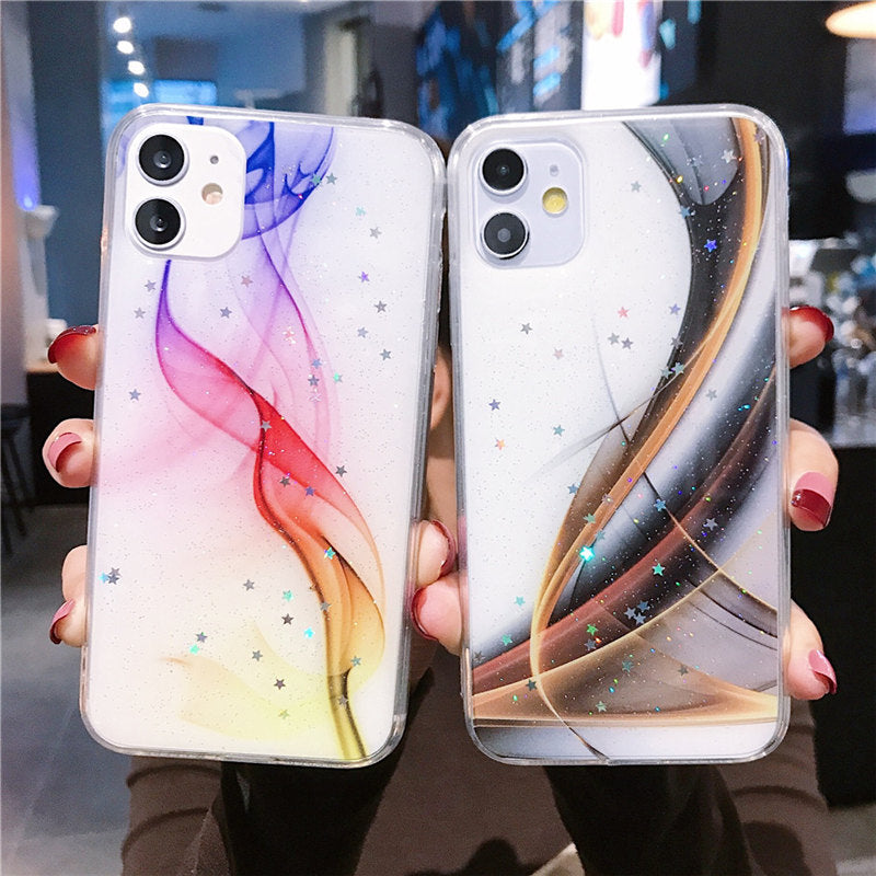 Sparkling stars phone case