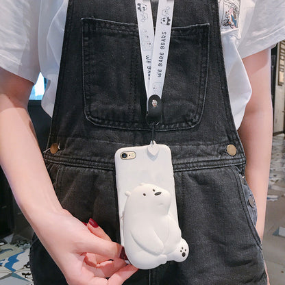 Cartoon Panda iPhone Case