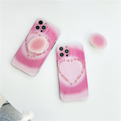 Gradient Love Folding Bracket Case – Compatible with Apple