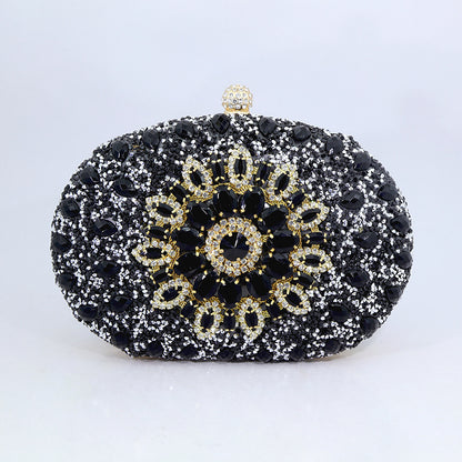 Sunflower Diamond Evening Bag – Women's Formal Handbag