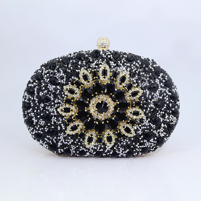 Sunflower Diamond Evening Bag – Women's Formal Handbag