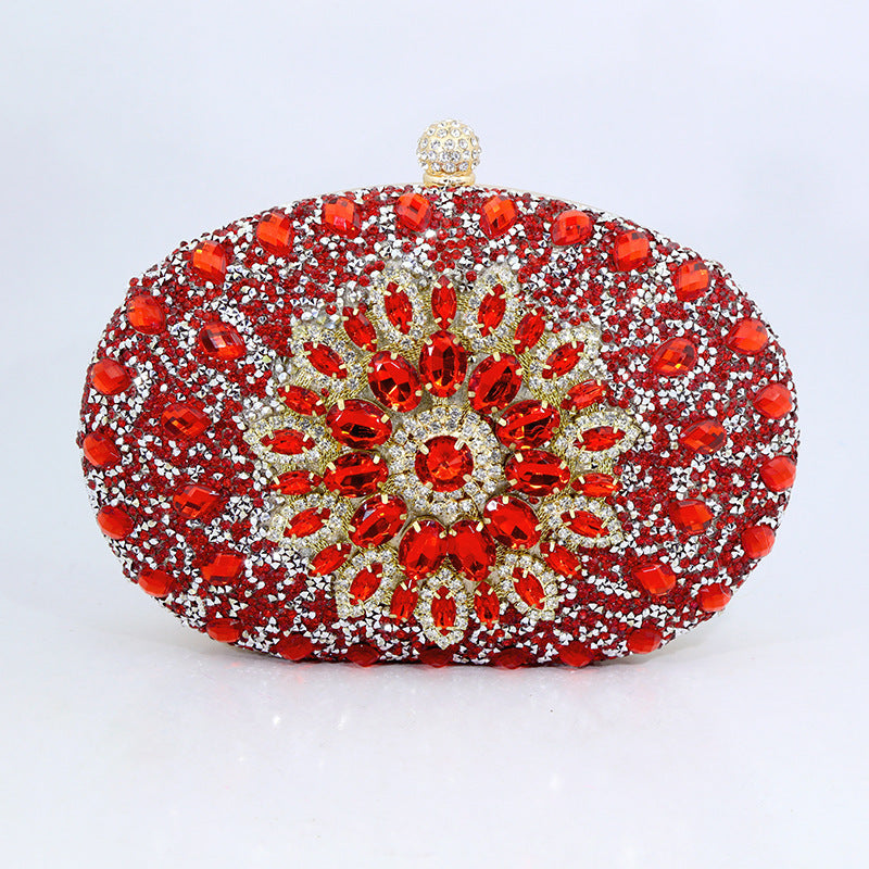 Sunflower Diamond Evening Bag – Women's Formal Handbag