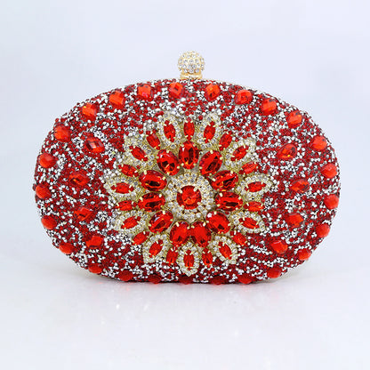 Sunflower Diamond Evening Bag – Women's Formal Handbag