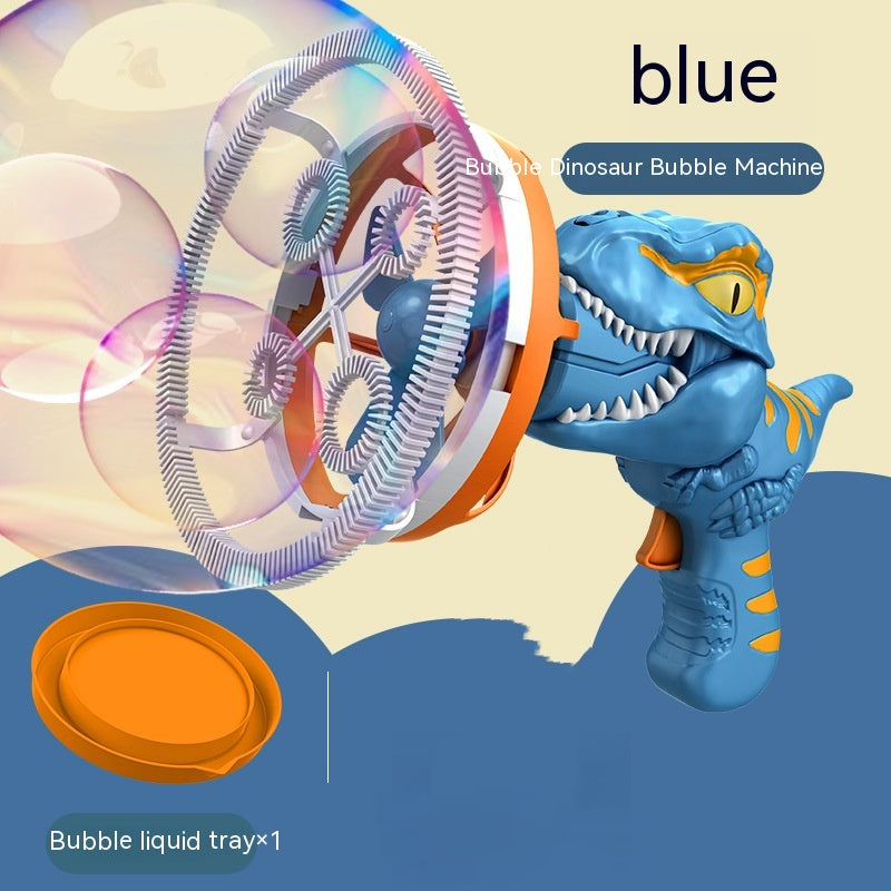 Dinosaur Handheld Bubble Machine – Cartoon Bubble Blower Toy Gift