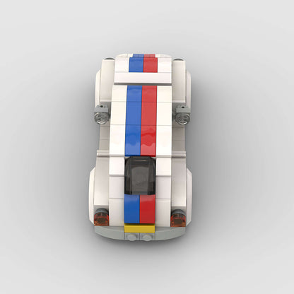 Building Block Puzzle Assembling Retro Small Particle Beetle Car