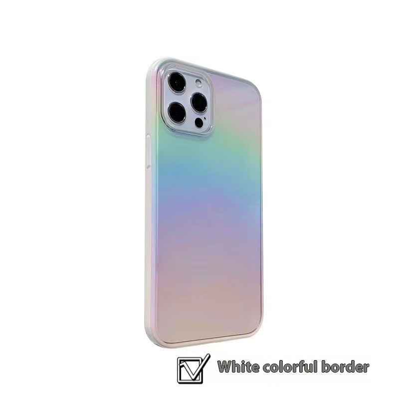 Creative Colorful Transparent 2-in-1 Phone Case
