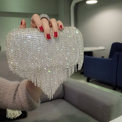 Diamond Fringe Evening Bag