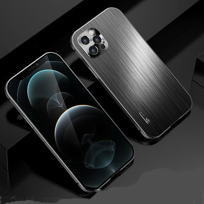 Metal Brushed Shatter-Resistant Phone Case