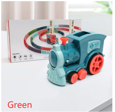 Domino Train Toy – Automatic Block-Laying Puzzle Car