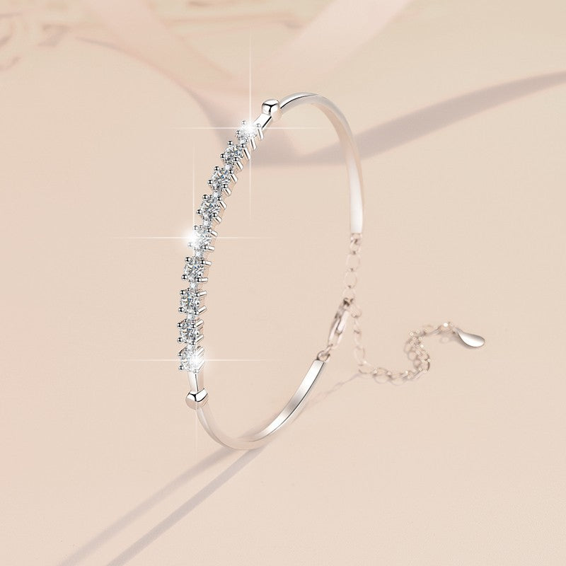 S925 Sterling Silver Adjustable Women's Bracelet