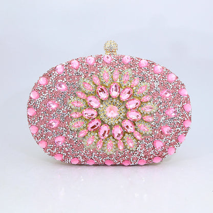 Sunflower Diamond Evening Bag – Women's Formal Handbag