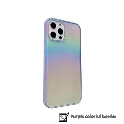 Creative Colorful Transparent 2-in-1 Phone Case