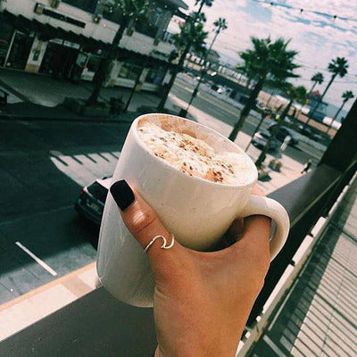 Simple Wavy Couple Ring