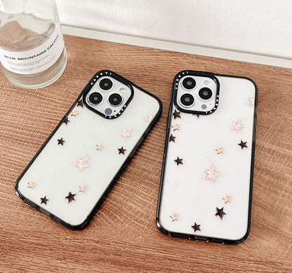 Simple Doodle Lucky Star Phone Case Acrylic Hard