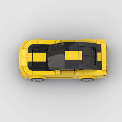 Sports Car Building Block Toy – Small Particle Assembly for Kids