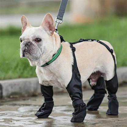 Waterproof Adjustable Dog Boots – Breathable, Soft Paws Protector