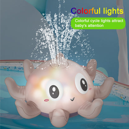 Automatic Spraying Bath Toy – Flashing Baby Shower & Pool Fun