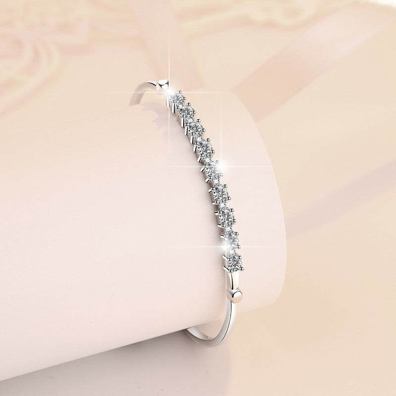 S925 Sterling Silver Adjustable Women's Bracelet