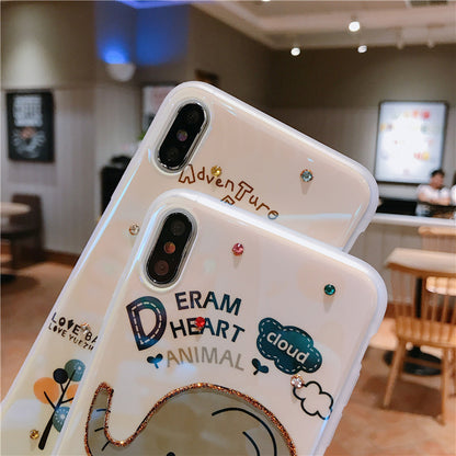 Shatter-Resistant Giraffe & Elephant Case – Compatible with Apple