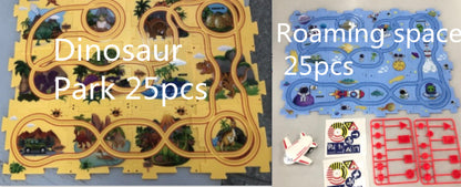 DIY Electric Railroad Speeder – Kids' Puzzle & Construction Toy