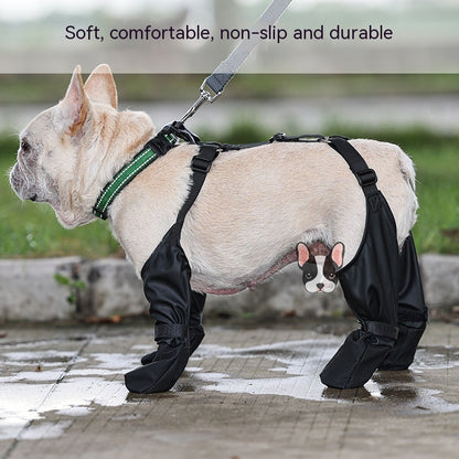 Waterproof Adjustable Dog Boots – Breathable, Soft Paws Protector