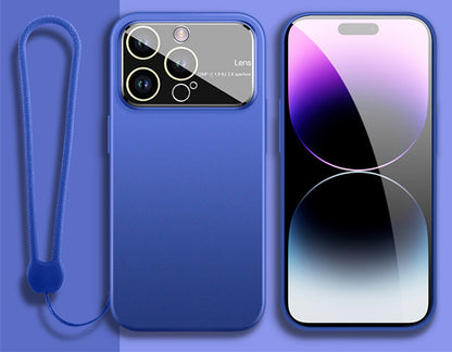 Large Window Frosted Anti-Drop Mirror Phone Case