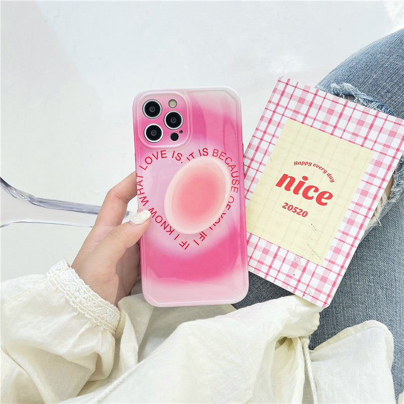 Gradient Love Folding Bracket Case – Compatible with Apple