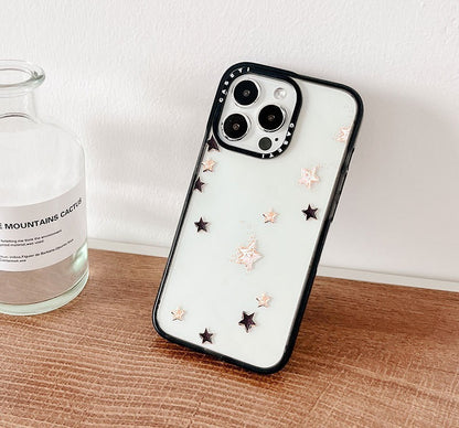 Simple Doodle Lucky Star Phone Case Acrylic Hard